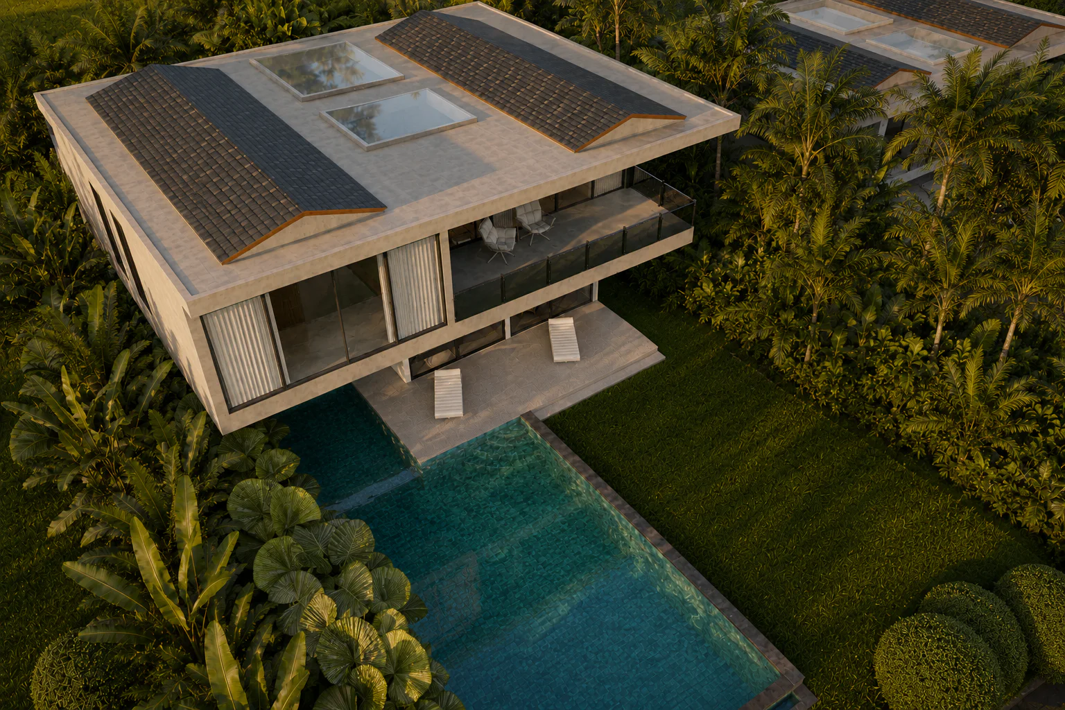 Troon Bali Villas above the Pandawa landscape