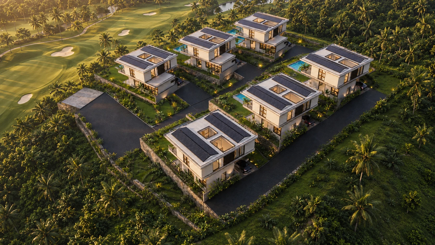Troon Bali Villas masterplan